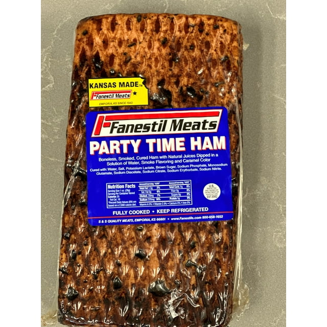 Party Time Ham, DeliSliced, Serving size 1oz, Zero Carbs per serving