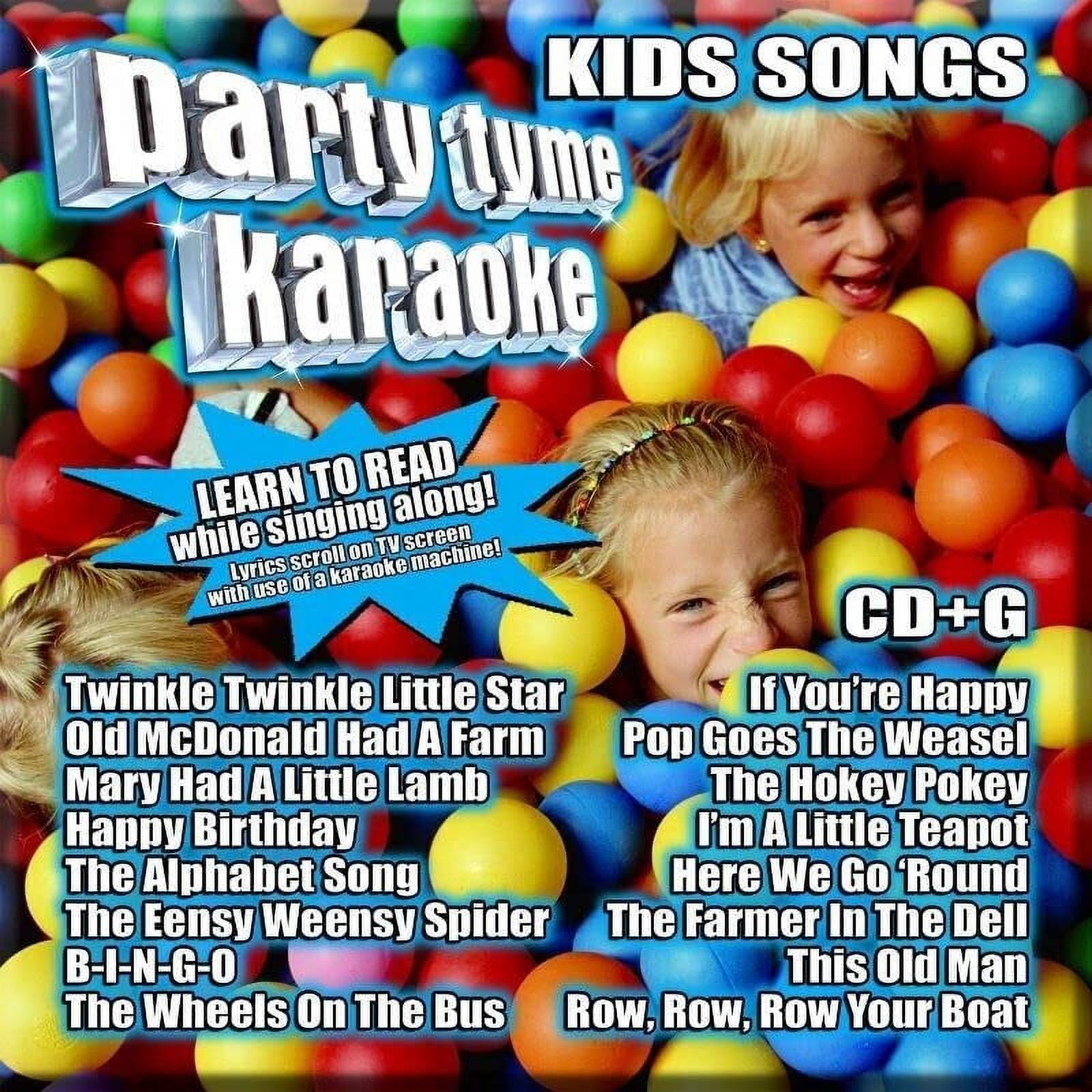 Party Time Karaoke Kids Songs CD+G Audio CD