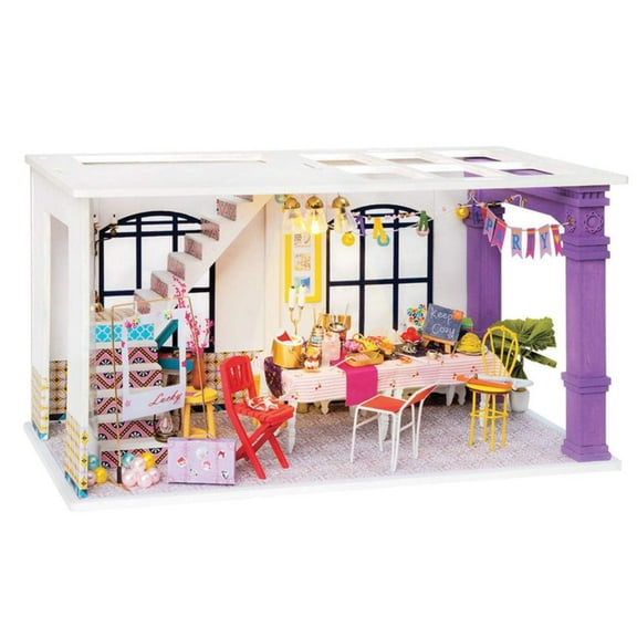 Party Time Miniature Wooden House Kit
