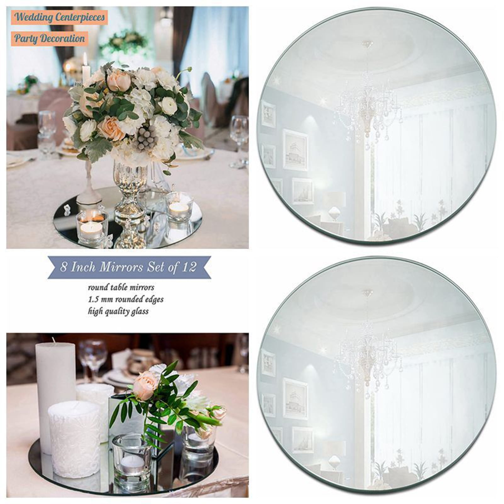 Wedding Mirror Table Decorations  Centerpieces Weddings Acrylic - 10pcs  Table - Aliexpress