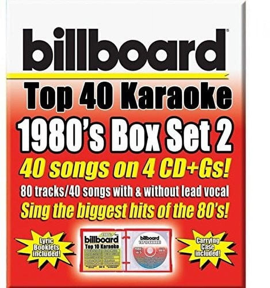 SYBERSOUND Party Tyme Karaoke: Billboard 1980's Top 40 Karaoke Box Set 2 (CD)