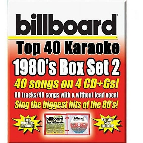 Party Tyme Karaoke: Billboard 1980's Top 40 Karaoke Box Set 2 (CD)