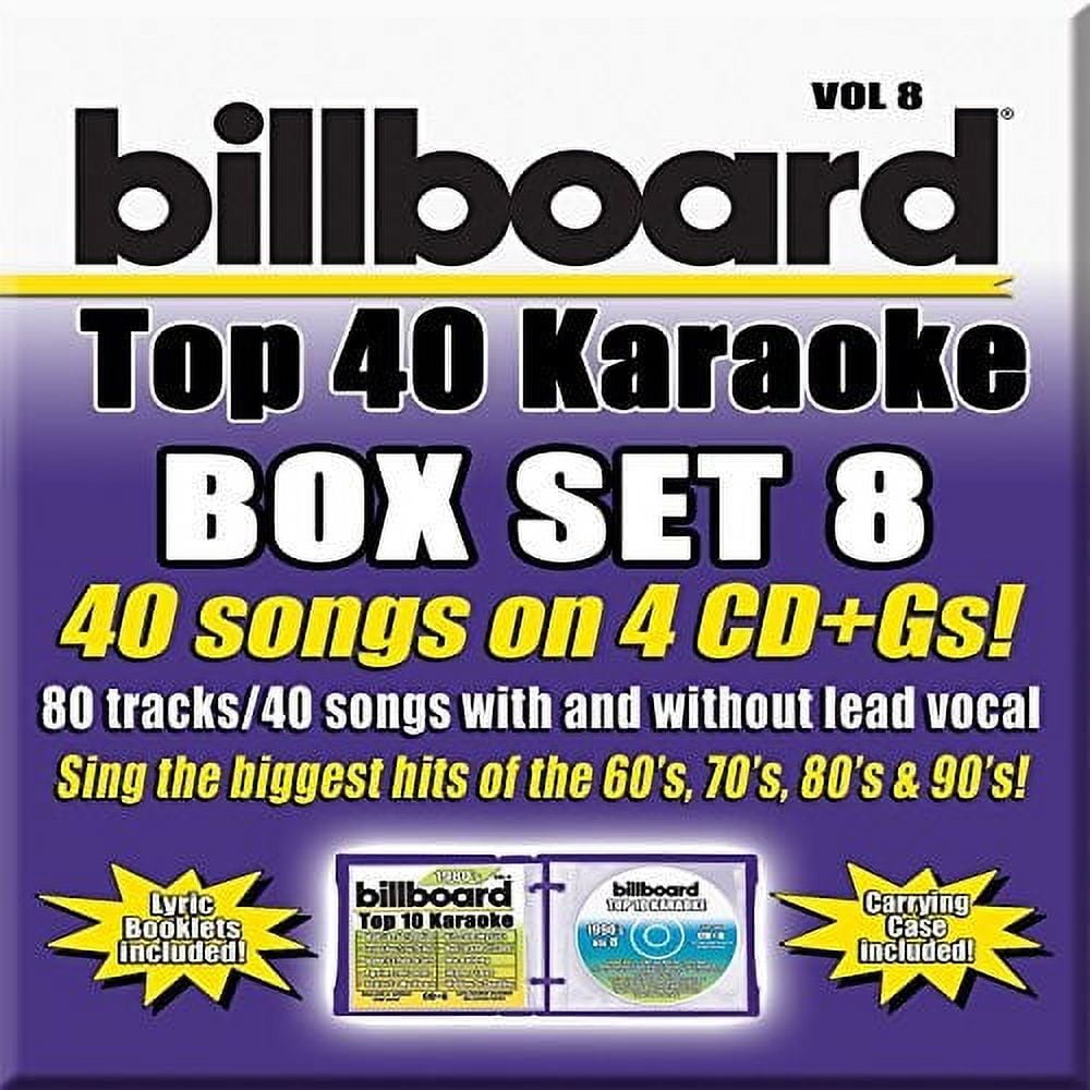 ANDERSON Party Tyme Karaoke: Billboard Top 40 Karaoke Box Set, Vol. 8 (CD)