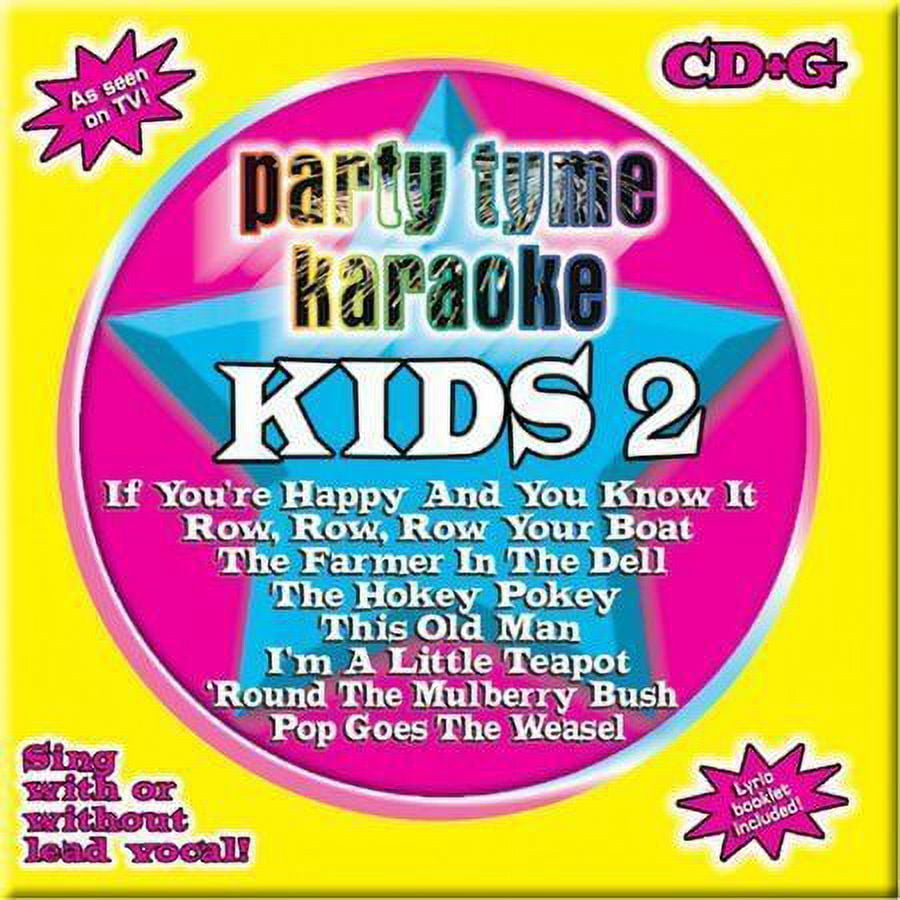 Pre-Owned Party Tyme Karaoke: Kids, Vol. 2 by Sybersound (CD, May-2005, Sybersound Records)