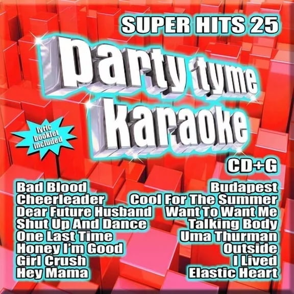Party Tyme Karaoke: Super Hits 25 [16-song CD+G]  Music CD - Sold by gmusic