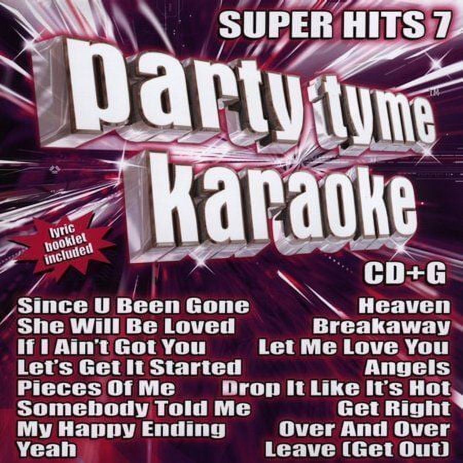Pre-Owned Party Tyme Karaoke: Super Hits, Vol. 7 by Sybersound (CD, Jun-2005, Records)