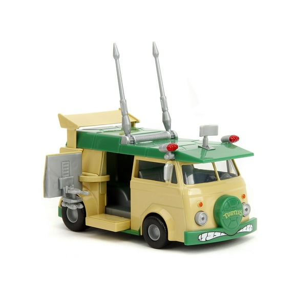 Party Wagon Green and Beige "Teenage Mutant Ninja Turtles" "Hollywood Rides" Series Diecast Model Car by Jada