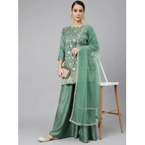 Party Wear Suits | Wedding Wear 3 Piece Sharara Suit | Kurta With Sharara and Dupatta Set | 3 Piece Set | Indian Pakistani Festive Dresses