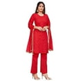 thumbnail image 1 of Party Wear Suits | Wedding Wear 3 Piece Sharara Suit | Kurta With Sharara and Dupatta Set | 3 Piece Set | Indian Pakistani Festive Dresses, 1 of 5