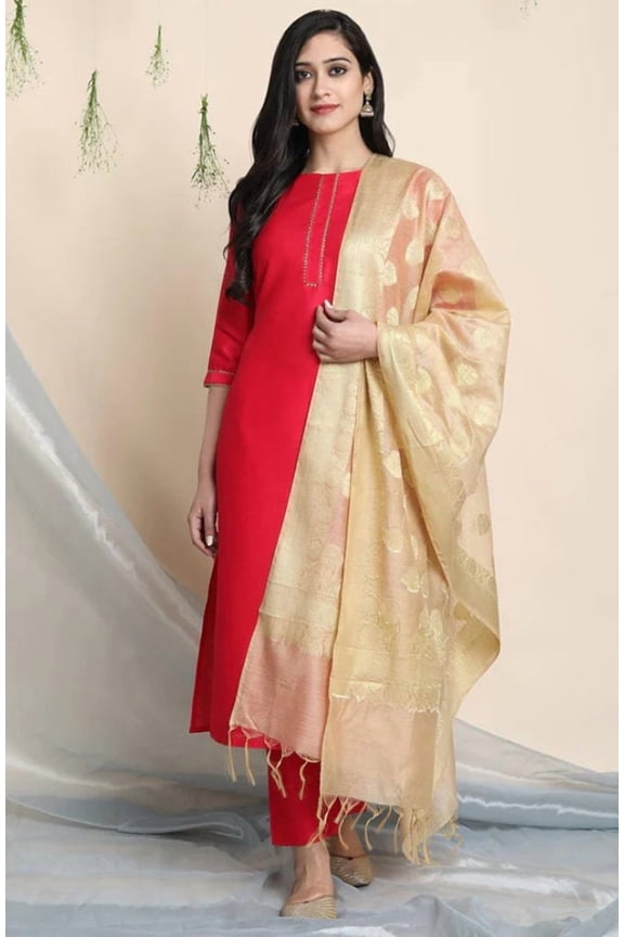 Party Wear Suits | Wedding Wear 3 Piece Sharara Suit | Kurta With Sharara and Dupatta Set | 3 Piece Set | Indian Pakistani Festive Dresses
