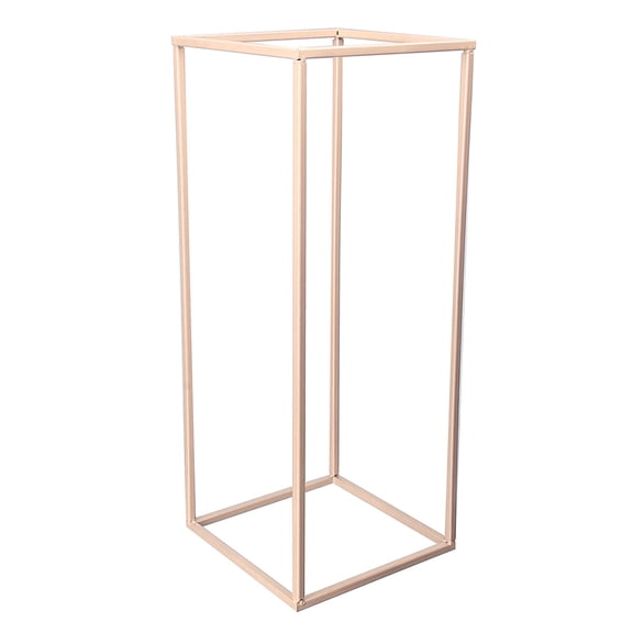 Party Wedding Floor Geometric Holder Centerpiece Prop Iron Art Detachable Rack Beautiful Modern Rectangle Stand