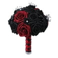 thumbnail image 1 of Party Wedding Haunted House Comic Performances Themed Events Decorations, Artificial Rose Flowers Bouquet With Floral Branch Design, Festival Floral Supplies For Adding, 1 of 4