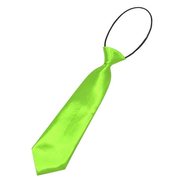 Party Wedding Tie Classic Tie Child Dress Up Solid Color Children's Tie Tie Tie For Children GREEN