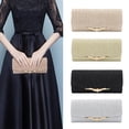 thumbnail image 1 of Party Womens Wife Banquet Glitter Bag Chain Shoulder Bag Sequins Evening Clutch Purse For Wedding Dinner Evening Party/Gold, 1 of 7