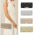 thumbnail image 1 of Party Womens Wife Banquet Glitter Bag Chain Shoulder Bag Sequins Evening Clutch Purse For Wedding Dinner Evening Party/Silver, 1 of 7