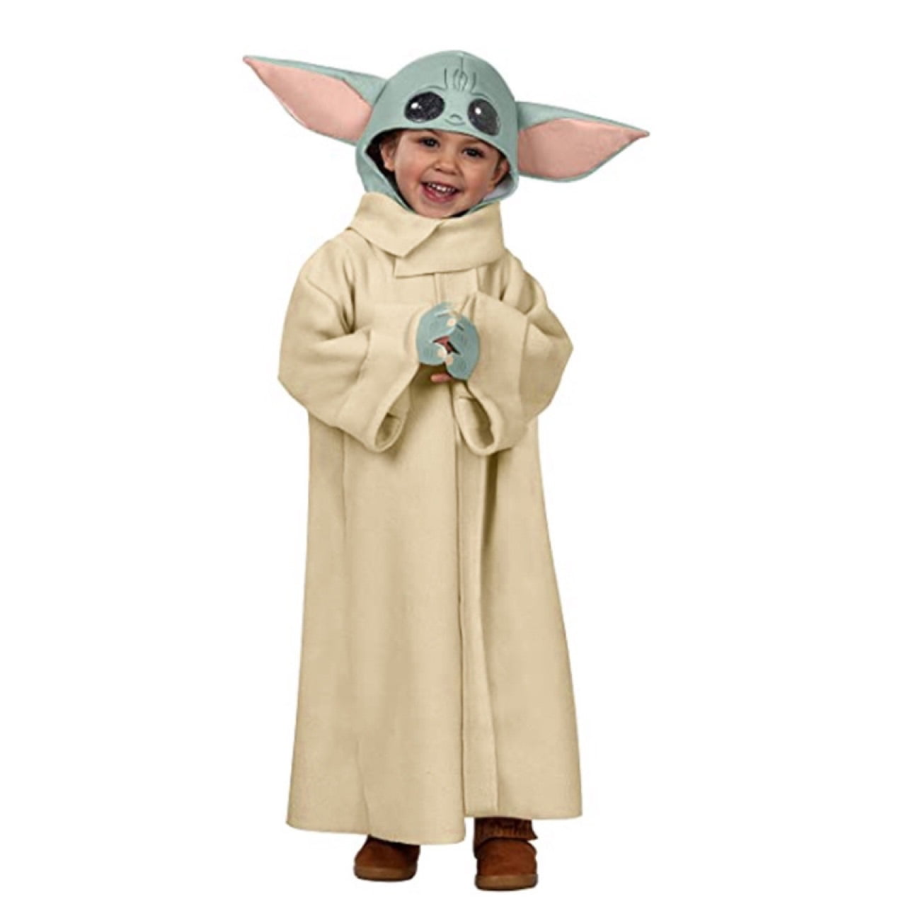 Party Yeah Hot Star Cosplay Wars The Mandalorian Baby Yoda Cosplay Costume  Robe With Hat 