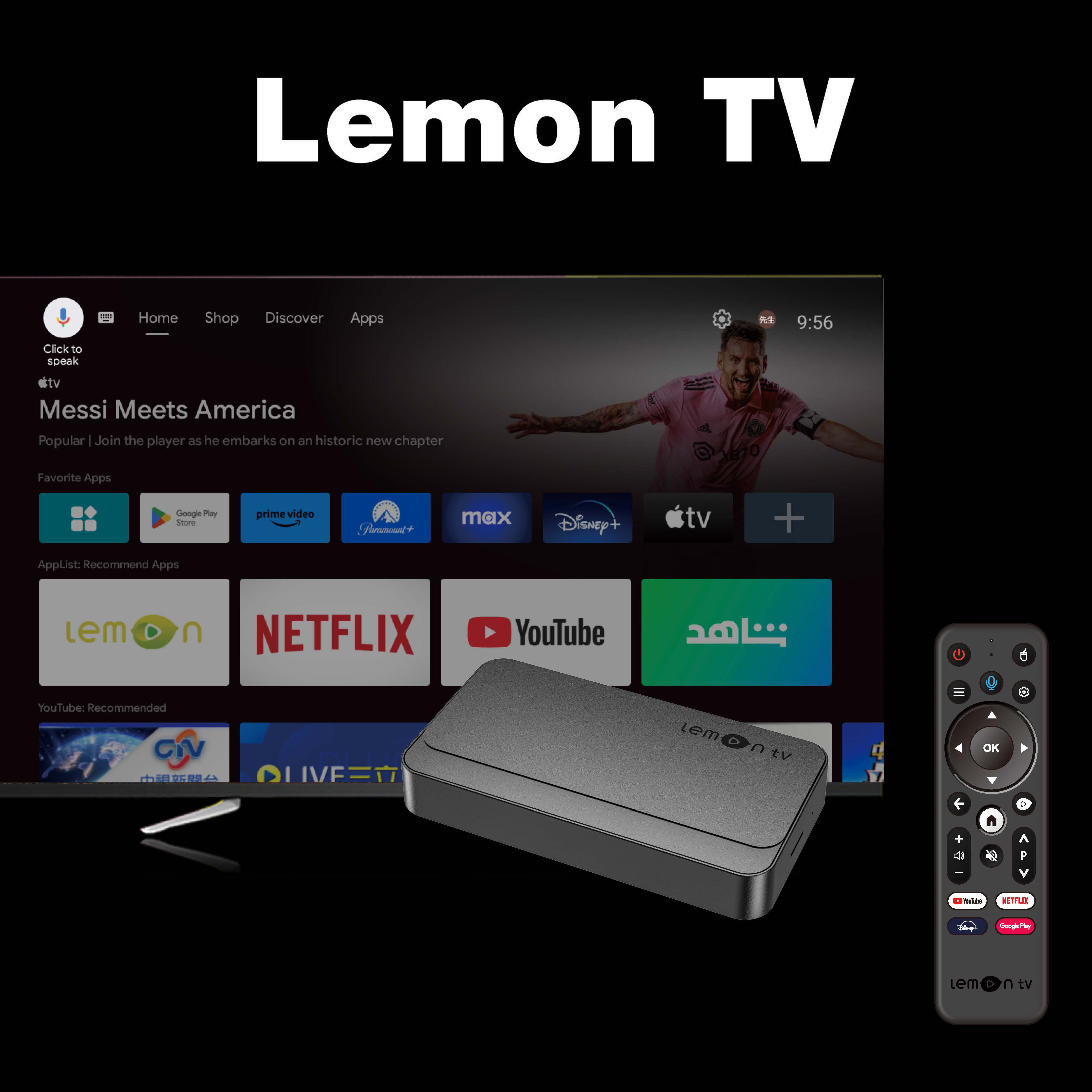 Party Zealot Q5 Set Top Box Soporta 4K HDR Nuevo Conteo Individual