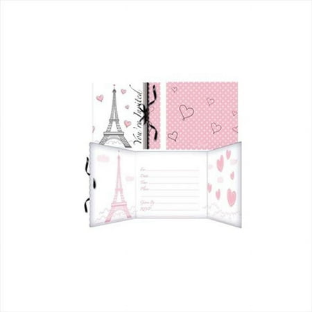 Party in Paris - Invitation & Gatefold - Case of 48