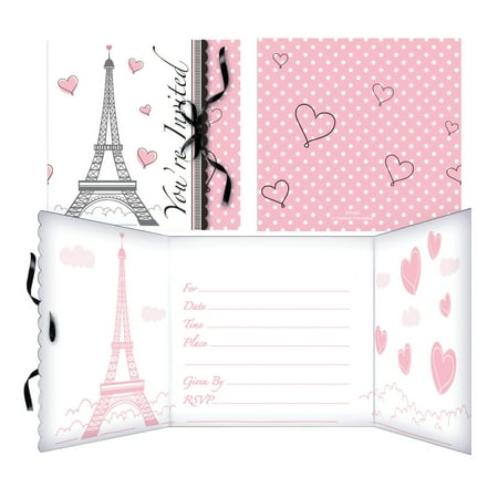 Party in Paris Invitations, 24 Count
