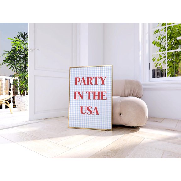 Party in the USA Wall, Cute Fourth of July, Trendy Americana Wall, Wall, July 4th, Wall Art