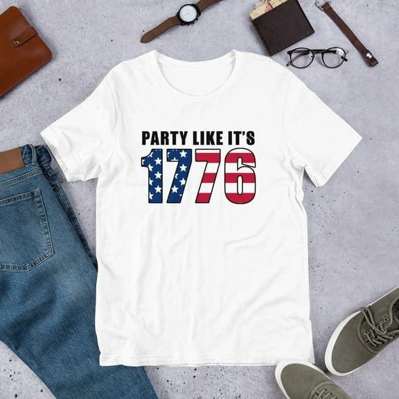 Party like it's 1776 - Short-Sleeve Unisex T-Shirt