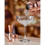Party of the Century Classic Cocktail & Champagne Coupe Glass   Exclusive 2-Piece Set Inspired by the 1966 Black and White Ball Gift Box Collection