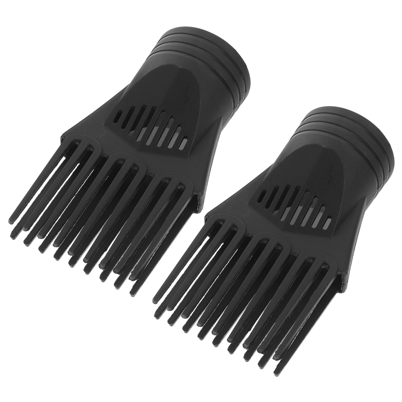 Diffuser Comb Straightener Universal Hair Dryer Nozzle Attachments 2 Pcs Comb Bean ...