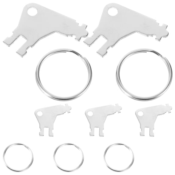 PartyKindom 5pcs Toilet Paper Dispenser Key Paper Dispenser Key Replacement Commercial Dispenser Keys