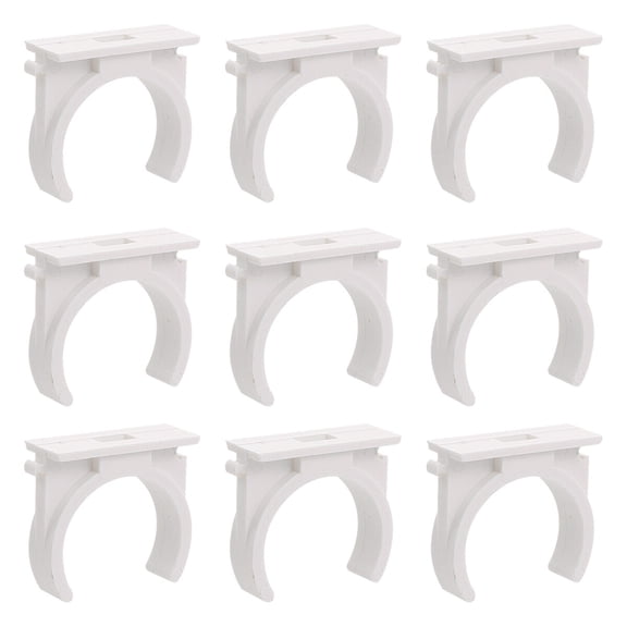 PartyKindom Corrosion Resistance U Shaped Pipe Clamp Pipe Support 100Pack