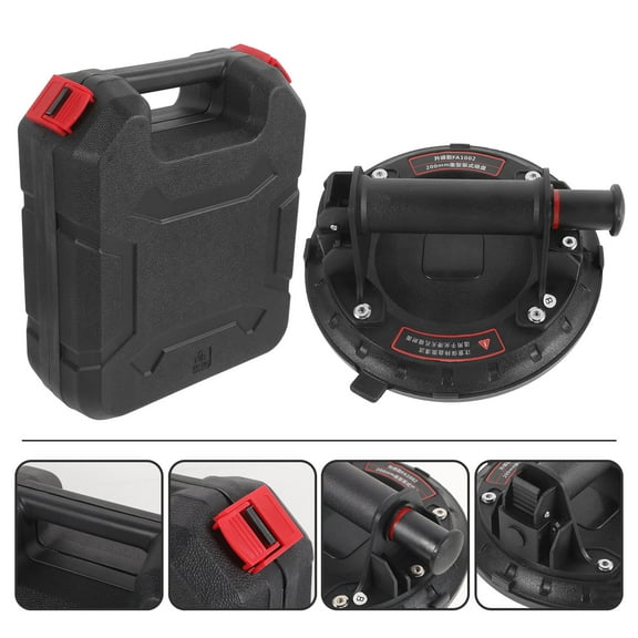 PartyKindom 1Set Vacuum Air Pump Suction Cup for Glass with Thickened Rubber Durable Suction Lifter