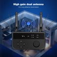 thumbnail image 1 of PartyKindom Transmitter Receiver Wireless Long Range 2-in-1 5.3 Audio Adapter Stereo Receiver, 1 of 11