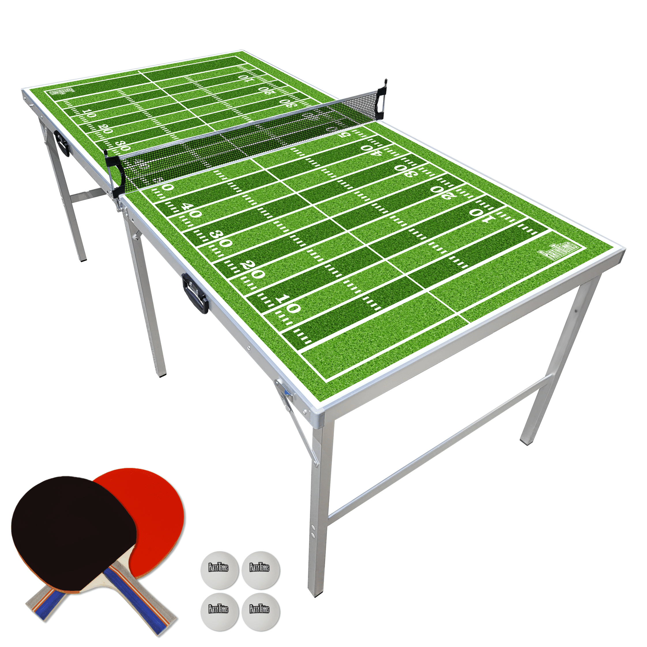 PartyLife 6ft x 3ft Folding Ping Pong Table - Durable