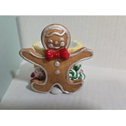 PartyLite Gingerbread Votive Candle Holder Tea Light w/ Original Box NEW