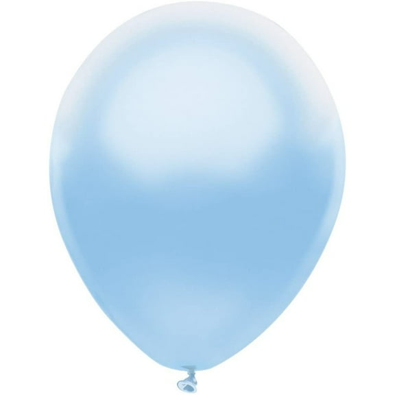 PartyMate - 12 Silk Blue Latex Balloons (10ct)