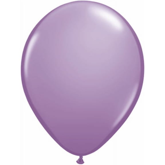 PartyMate Metallic 12" Silk Lilac Latex Balloons 100ct