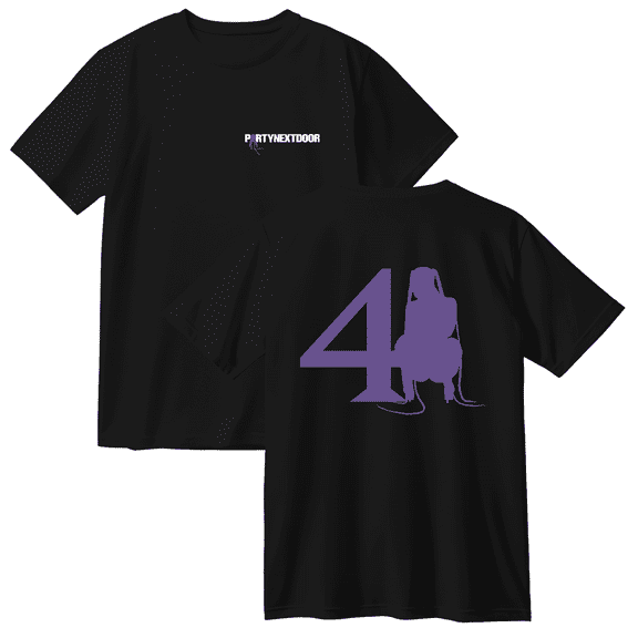 PartyNextDoor Logo Cotton Tee Women Men Short Sleeve Crewneck Casual Streetwear T-shirt
