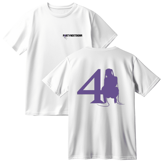 PartyNextDoor Logo Cotton Tee Women Men Short Sleeve Crewneck Casual Streetwear T-shirt