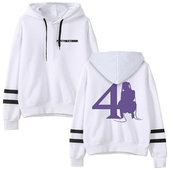 PartyNextDoor Logo Pullover Hoodie Unisex Pocketless Long Sleeve Sweatshirt Casual Fashion Clothes