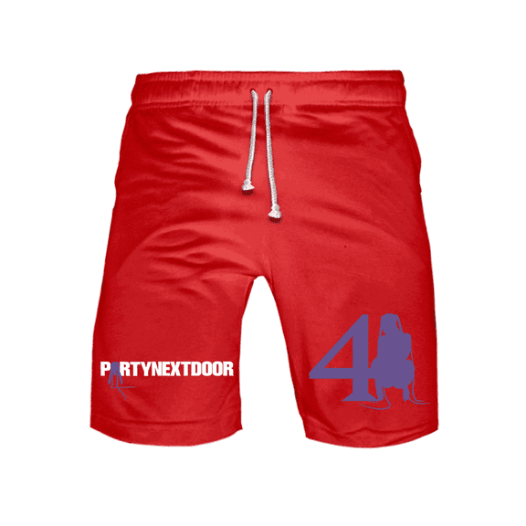 PartyNextDoor Logo Shorts Men Women Streetwear Beach Shorts Casual Sportswear