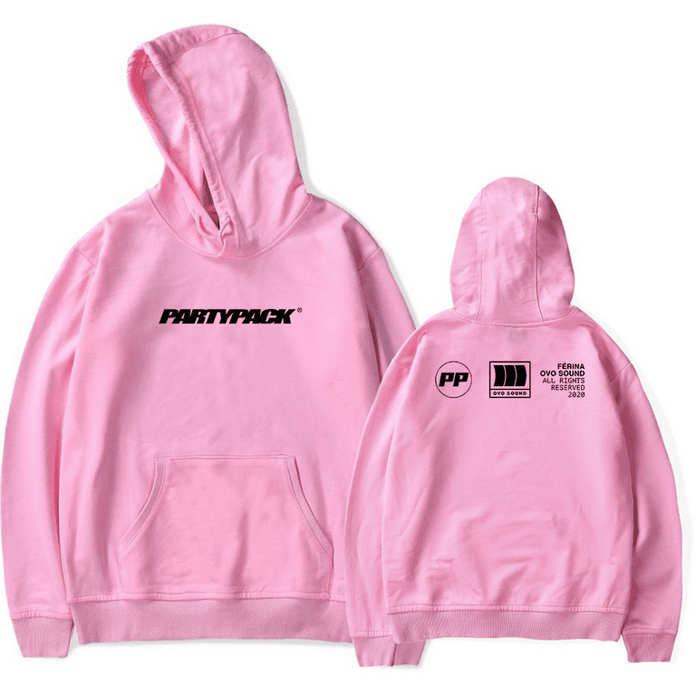 PartyNextDoor Merch Hoodie Partypack Logo Hoodies Unisex Long Sleeve Sweatshirt Streetwear Pullover Top Walmart