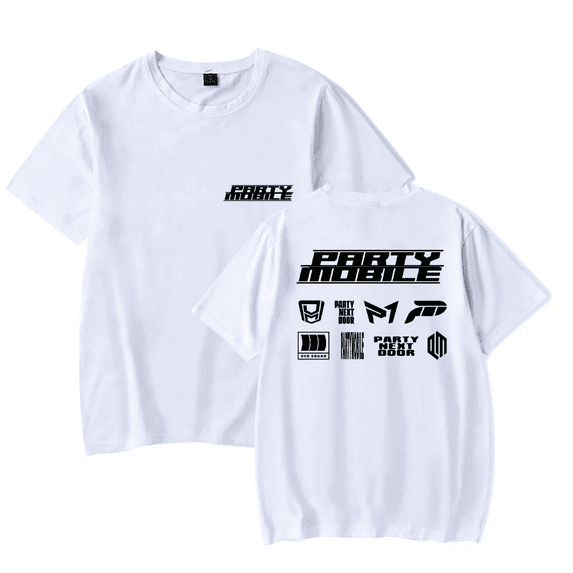 PartyNextDoor Merch PartyMobile Logo T-shirt t shirt Unisex Short Sleeve Tee Crewneck Streetwear Top