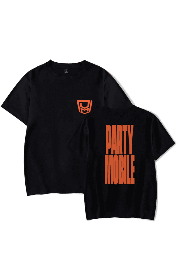 PartyNextDoor Merch PartyMobile Orange Logo T-shirt t shirt Unisex Short Sleeve Tee Crewneck Streetwear Top