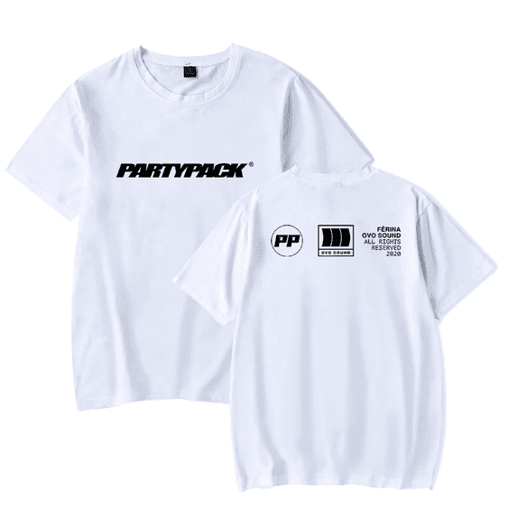 PartyNextDoor Merch Partypack Logo T-shirt t shirt Unisex Short Sleeve Tee Crewneck Streetwear Top
