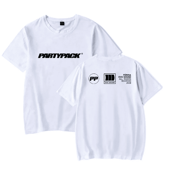 PartyNextDoor Merch Partypack Logo T-shirt t shirt Unisex Short Sleeve Tee Crewneck Streetwear Top