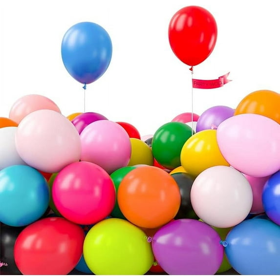 PartyWoo Balloons Assorted Colors, 120 pcs 5 Inch Rainbow Balloons, Latex Balloons for Balloon Garland Arch as Party Decorations, Birthday Decorations, Wedding Decorations, Baby Shower Decorations