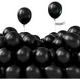 thumbnail image 1 of PartyWoo Black Balloons, 120 pcs 5 Inch Matte Black Balloons, Black Balloons for Balloon Garland or Balloon Arch as Party Decorations, Birthday Decorations, Retirement Party Decorations, Black-Y18, 1 of 5