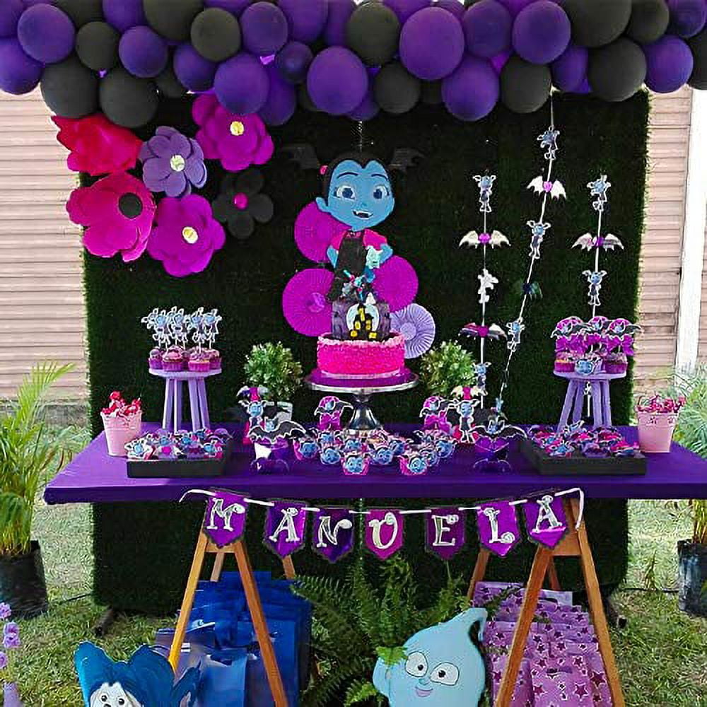 Vampirina Party Decorations,Vampirina Birthday Party Supplies Includes  Banner - Cake Topper - 12 Cupcake Toppers - 18 Balloons-1 Foils Ballon :  Amazon.in: Toys & Games