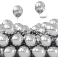 thumbnail image 1 of PartyWoo Metallic Silver Balloons, 120 pcs 5 Inch Silver Metallic Balloons, Silver Balloons for Balloon Garland or Arch as Wedding Decorations, Birthday Decorations, Party Decorations, Silver-G102, 1 of 5