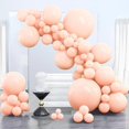thumbnail image 1 of PartyWoo Pastel Orange Balloons, 100 pcs Pale Orange Balloons Different Sizes Pack of 36 Inch 18 Inch 12 Inch 10 Inch 5 Inch Peach Balloons for Balloon Garland or Arch as Party Decorations, Orange-Q02, 1 of 5