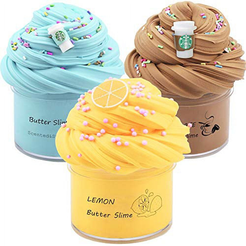 1Set 5PCS Butter Slime Kits, 70ml/Bottle With Balloon And Giraffe Slime  Accessories, DIY Fluffy Slime Stress Relief Toys, Super Soft And Non-Stick,  Birthday Gift Slime Party Gift